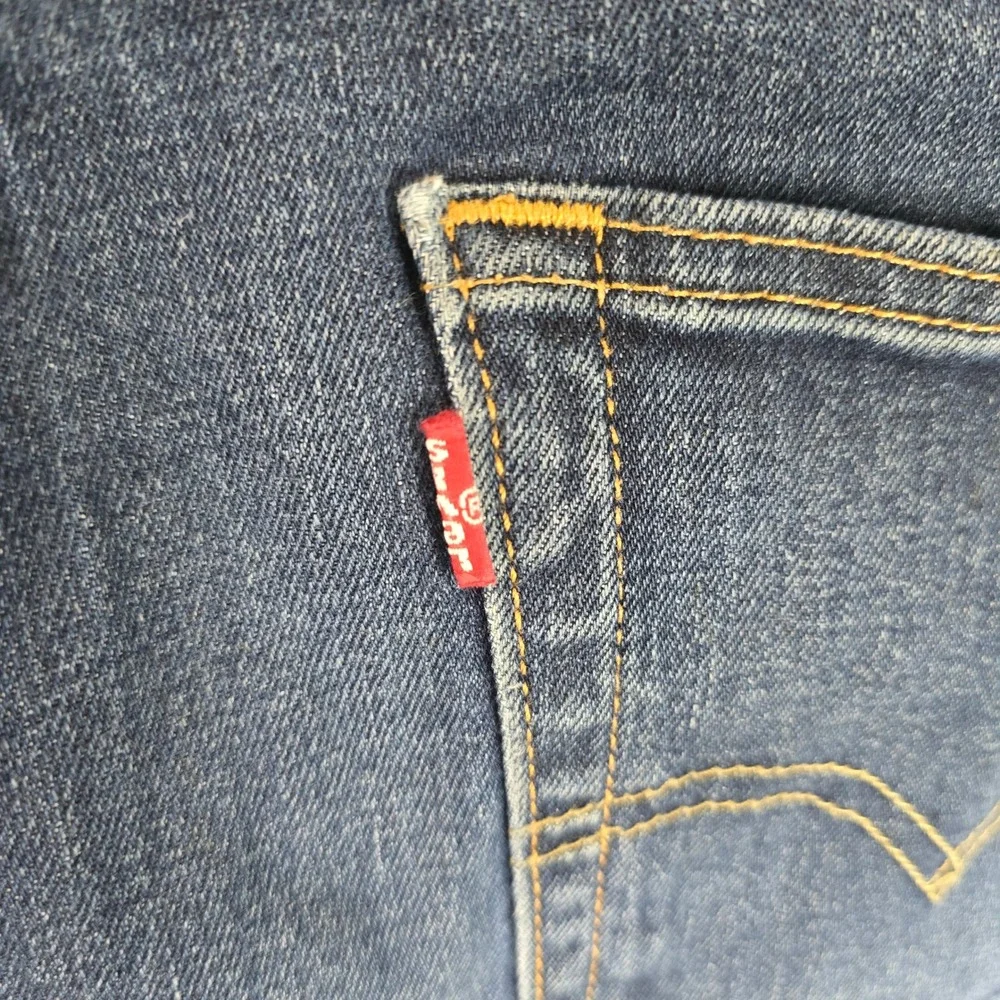 Levis 510 Skinny Fit Jeans Mens 34x34 Dark Wash Indigo Stretch‎ Denim 05510-0721